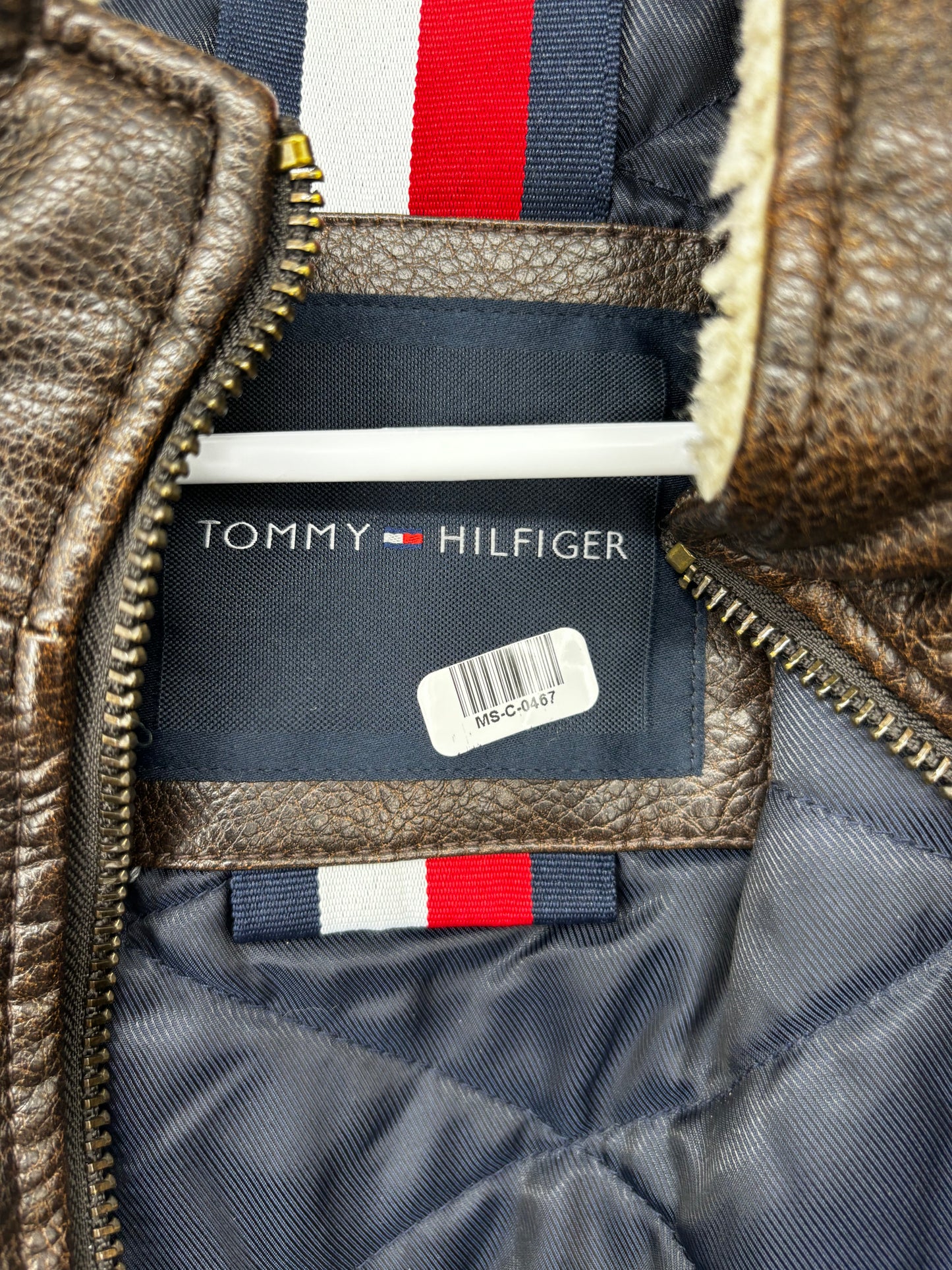 Men’s Brown Leather Jacket – Estimated Size S–M