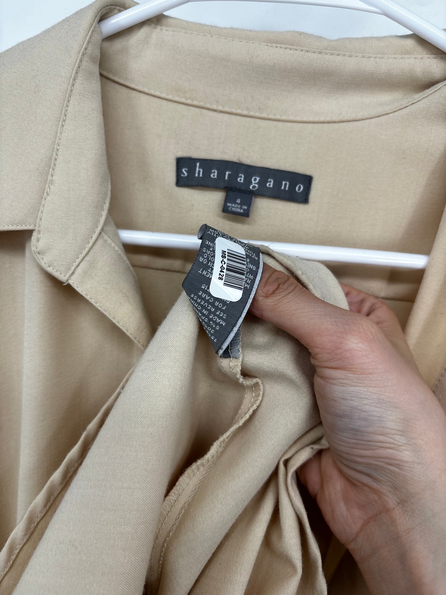 Women’s Brown Lightweight Coat – Estimated Size S–M