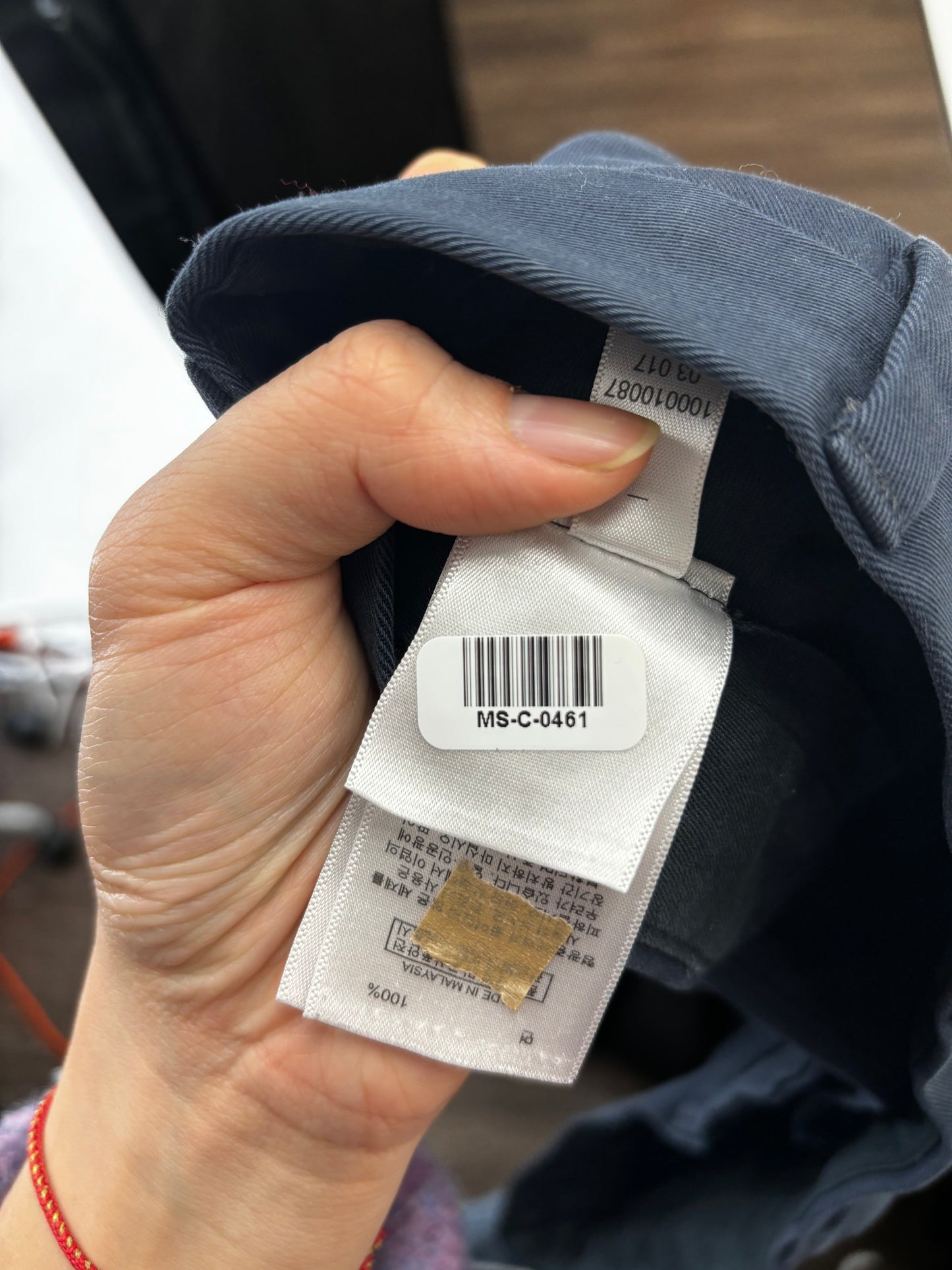 Men’s Navy Blue Dress Pants – Estimated Size L–XL