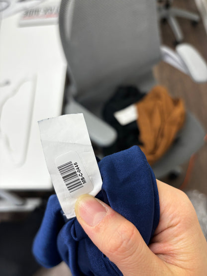 Women’s Blue Off-Shoulder Strapless Maxi Dress – Estimated Size M