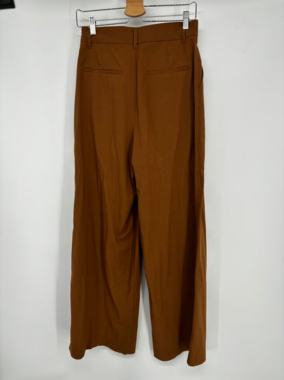 ZARA Women’s Brown Wide-Leg Pants – Size XS