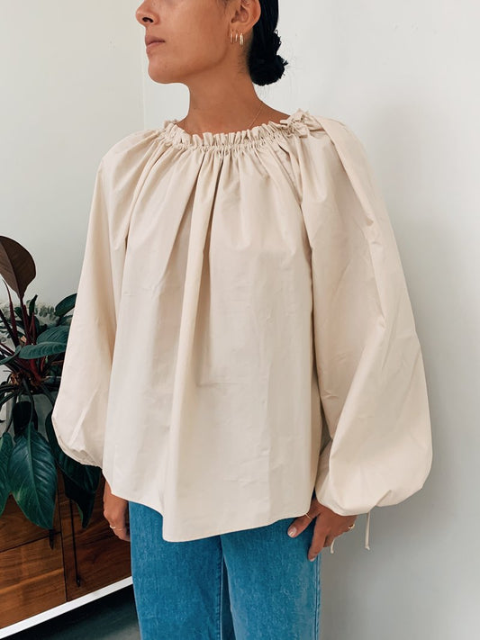 Casual Solid Chiffon Long Sleeve Women Blouse size 4