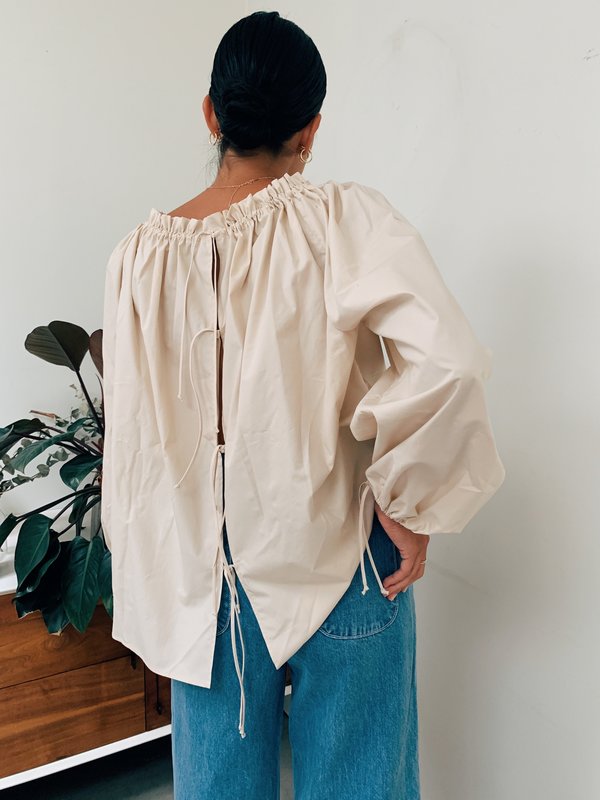 Casual Solid Chiffon Long Sleeve Women Blouse size 4