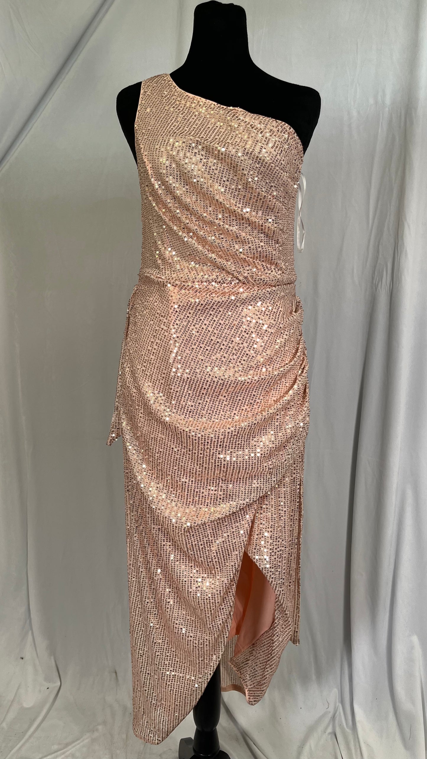 GRACE KARIN Women's Sparkly Sequin Cocktail Dress Elegant Bodycon Prom Dress  Size M