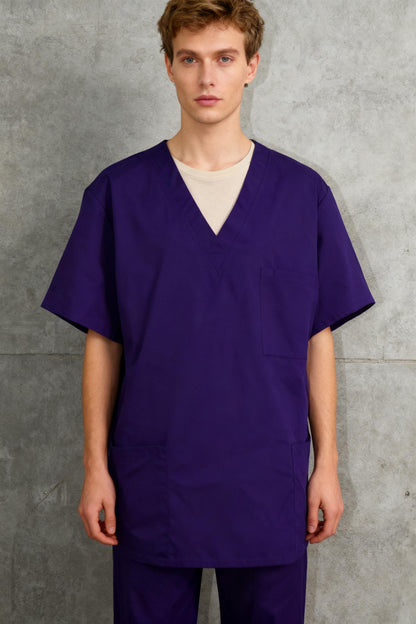 Sivvan Medical Uniform Mens Scrub Set Medical Scrubs Top and Pants Size XL