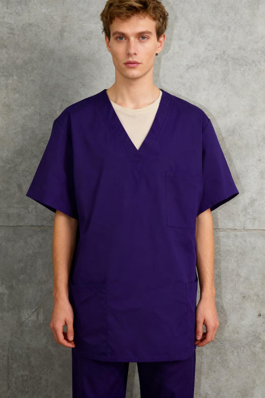 Sivvan Medical Uniform Mens Scrub Set Medical Scrubs Top and Pants Size XL