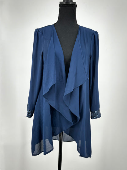 GRACE KARIN Women’s Blue Sheer Cardigan – Size M