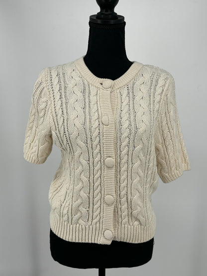 H&M Women’s Knit Short Sleeve Cardigan – Size S