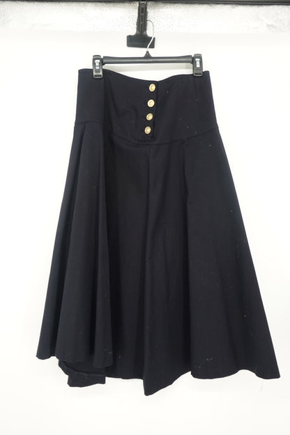 Zara ZW COLLECTION CUMMERBUND BUTTON SKIRT
