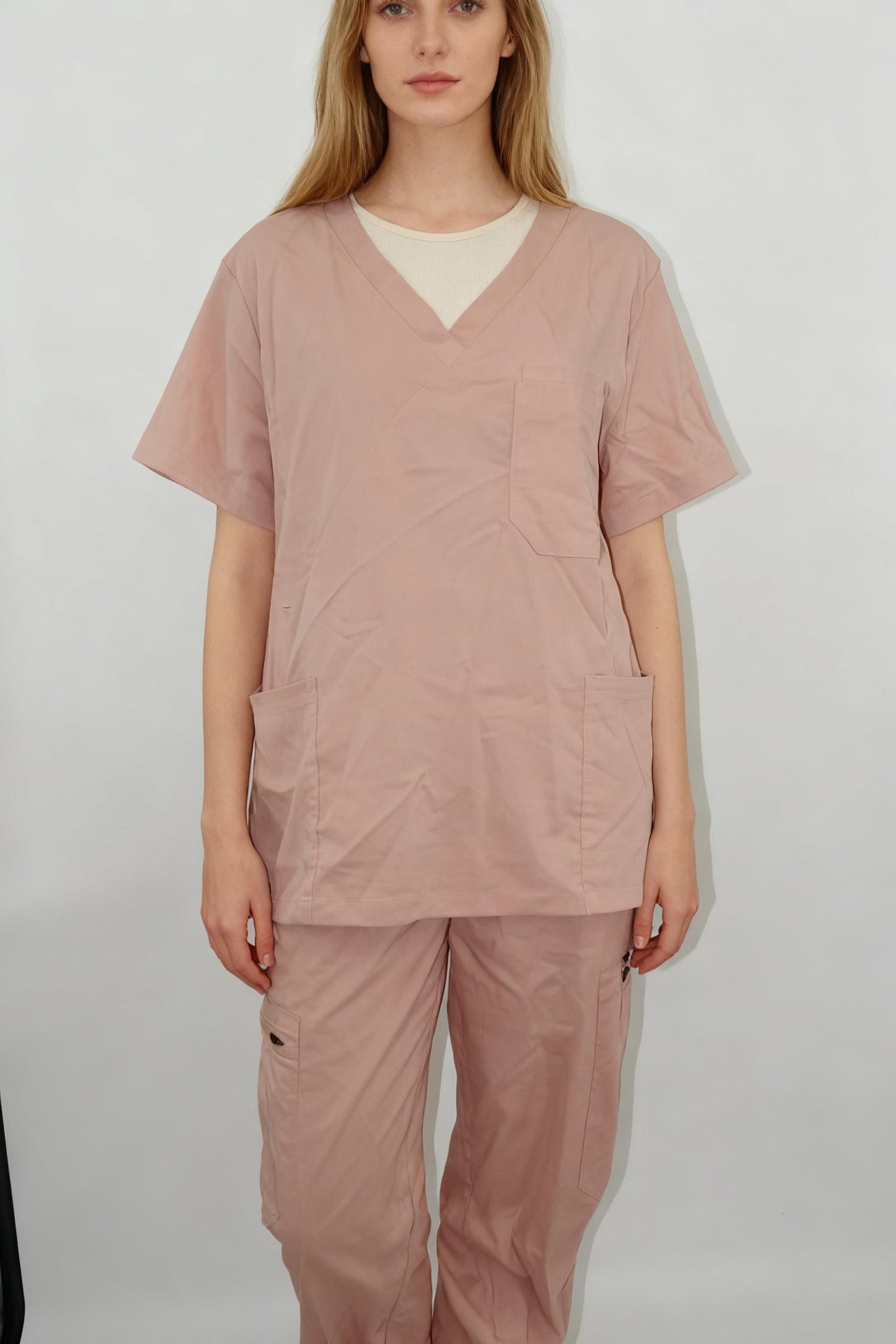 Women's Pink Nurse Uniform – Size L