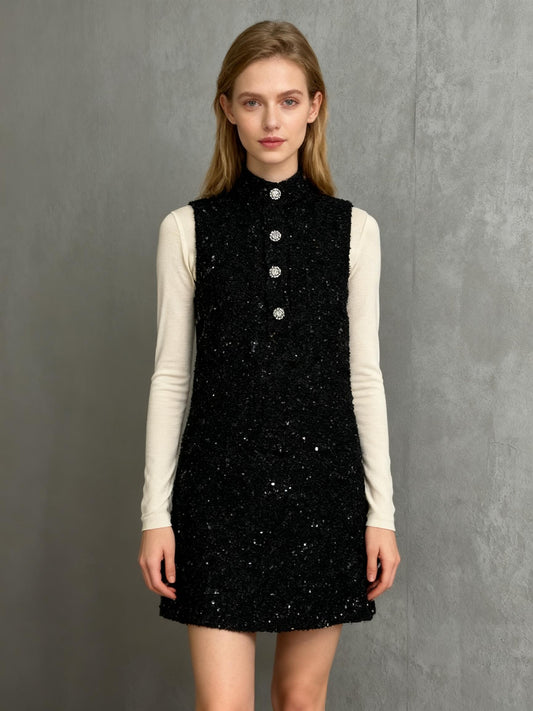 Zara Women’s Black Sleeveless Dress – Size S