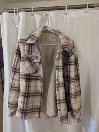 Sage Ladies' Plush Plaid Shirt Jacket in 4 colors Size Medium  Size M
