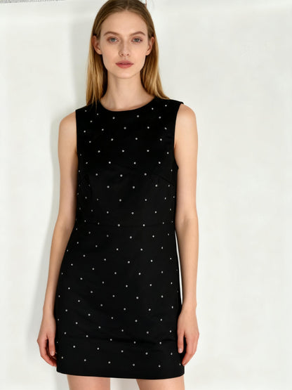 H&M DIVIDED Women’s Black Rhinestone Dress – Size XS