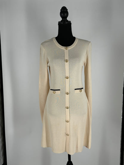 Urban Revivo Women's White Knit Dress – Size S（US4）