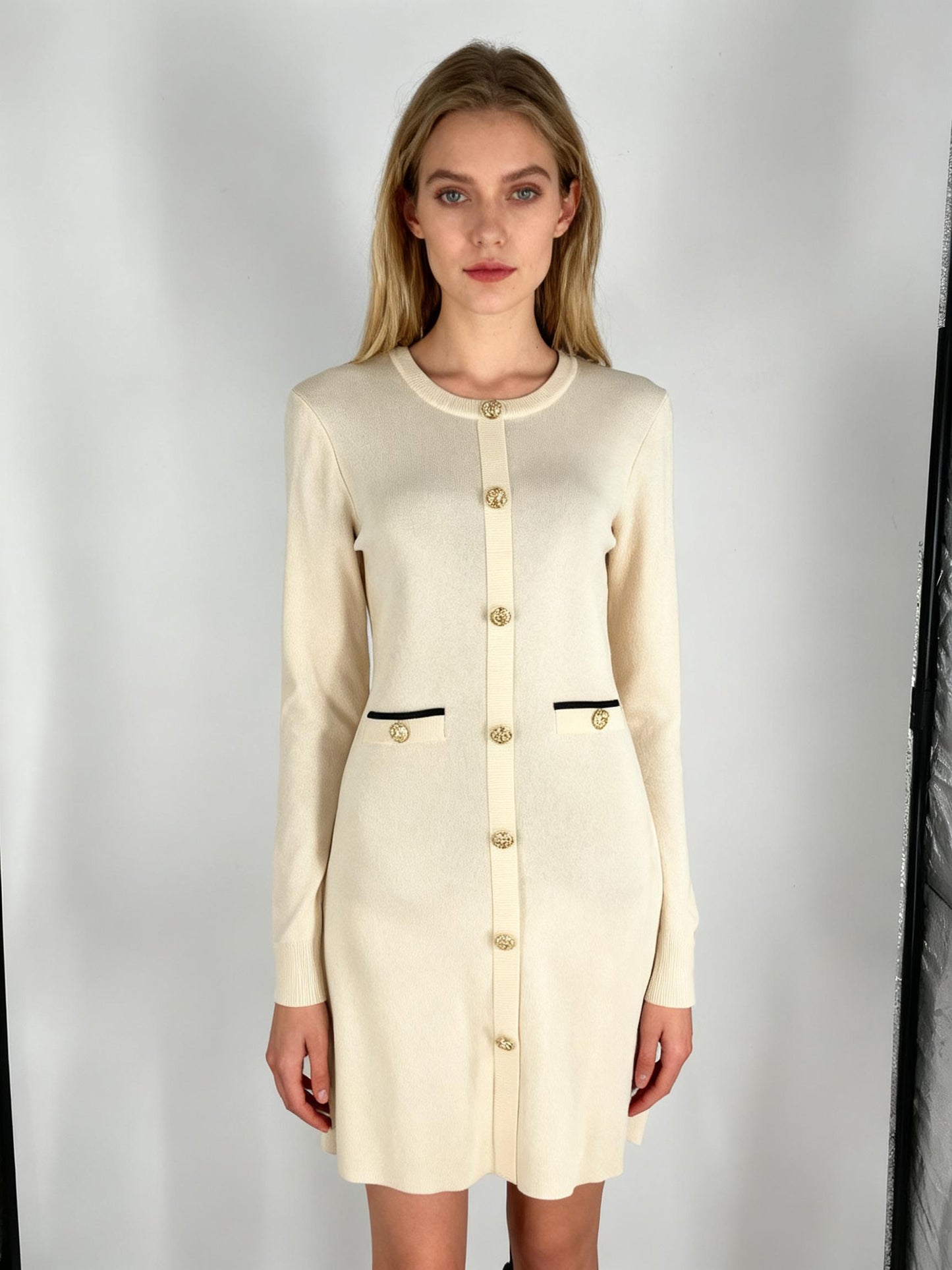 Urban Revivo Women's White Knit Dress – Size S（US4）