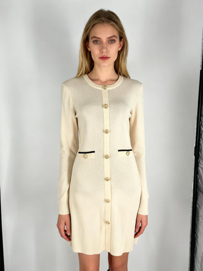 Urban Revivo Women's White Knit Dress – Size S（US4）