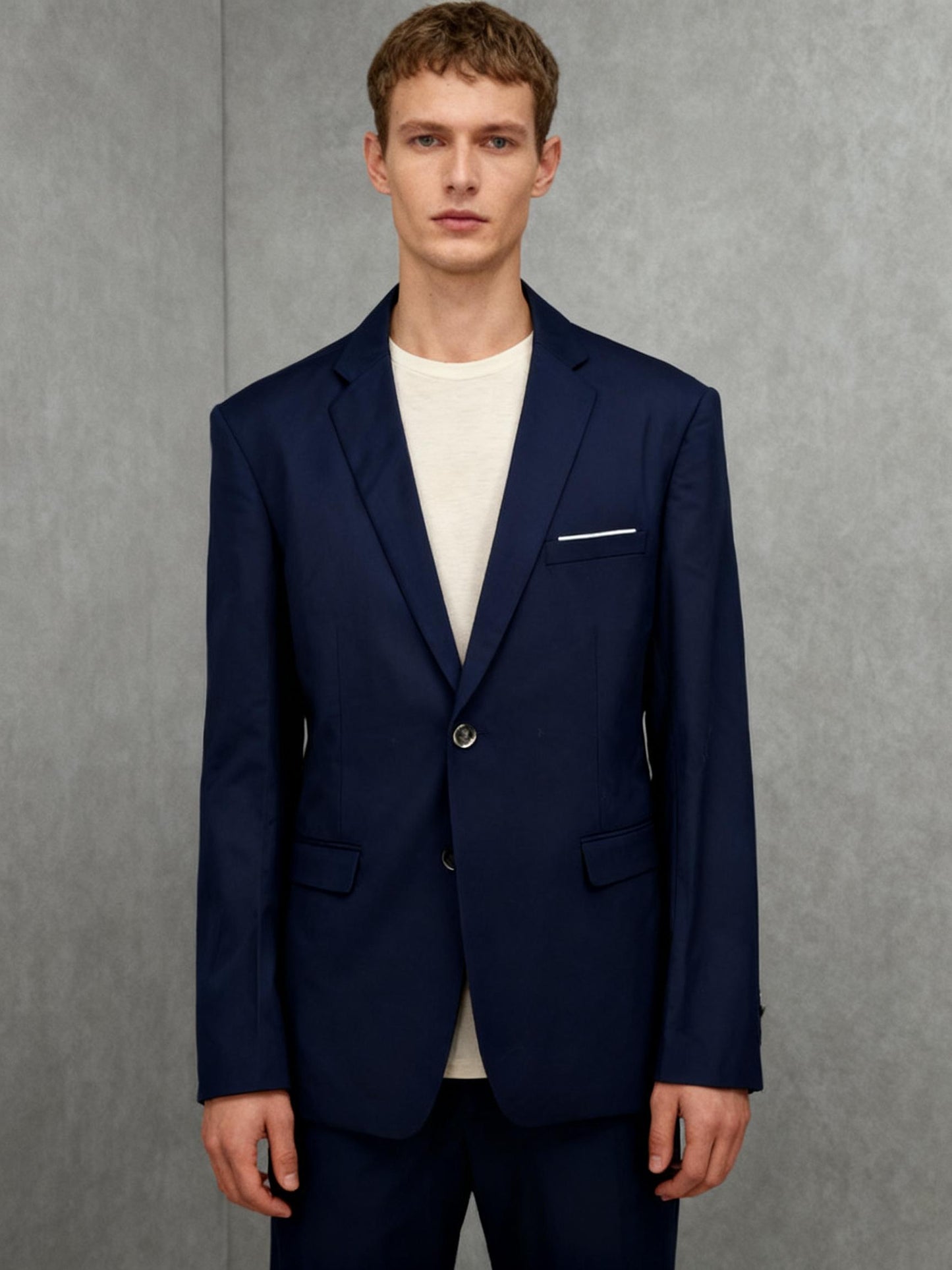 Men’s Blue Suit Set (Blazer & Pants) – Size L
