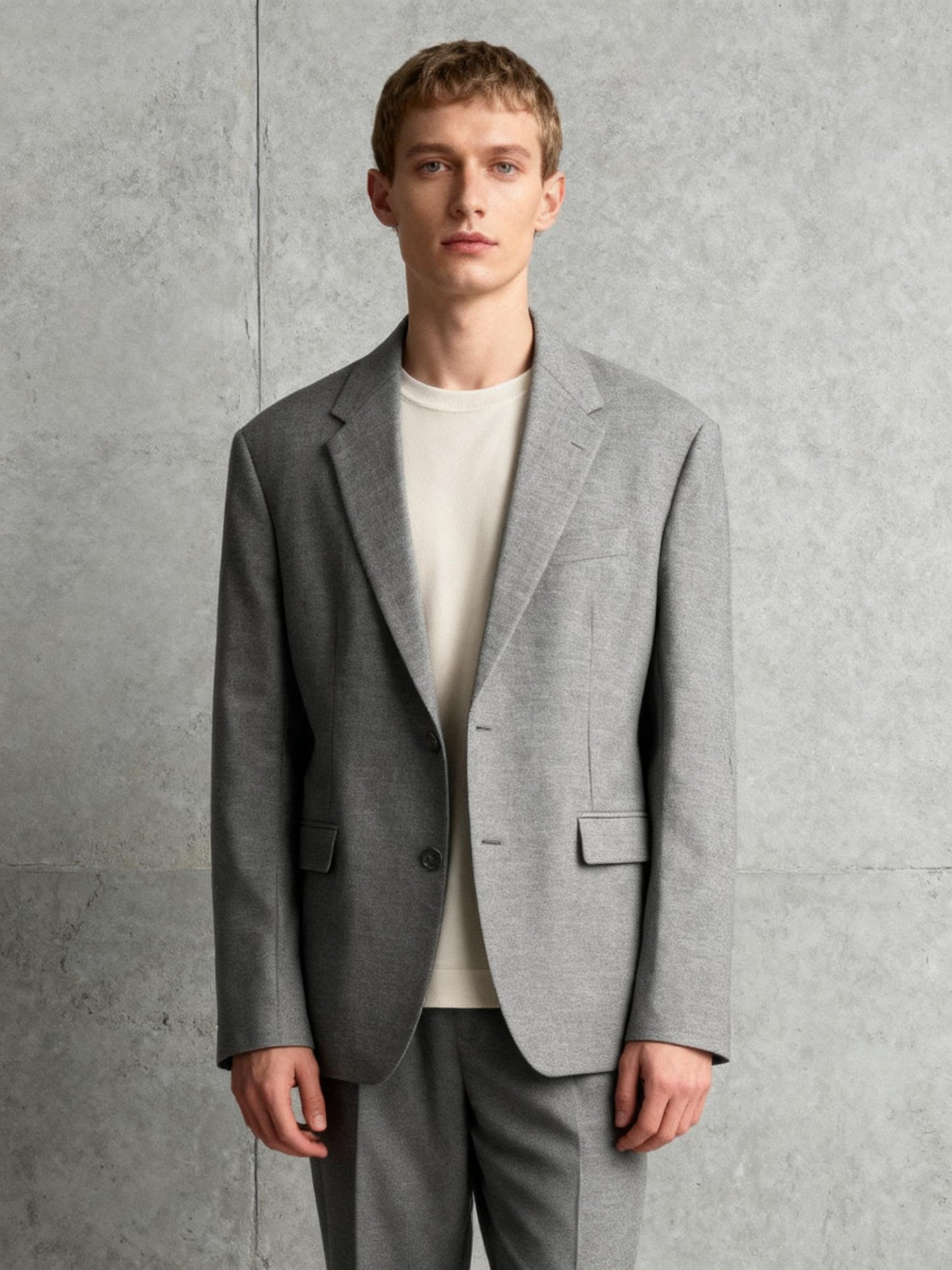 ZARA Men’s Gray Suit Set (Blazer & Pants) – US Size 44