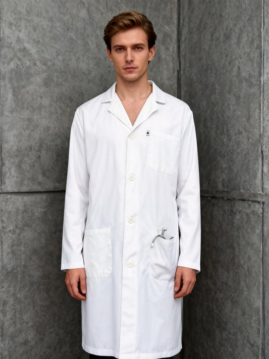 Men’s White Doctor/Nurse Lab Coat size no
