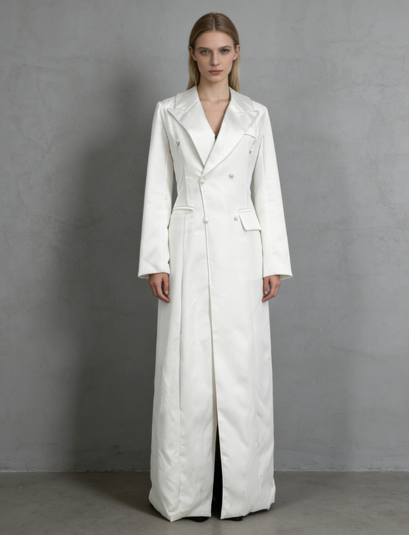 Women’s White Workwear Boiler Suit with Collar size no