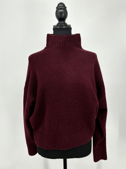 Women’s Burgundy Turtleneck Sweater size m