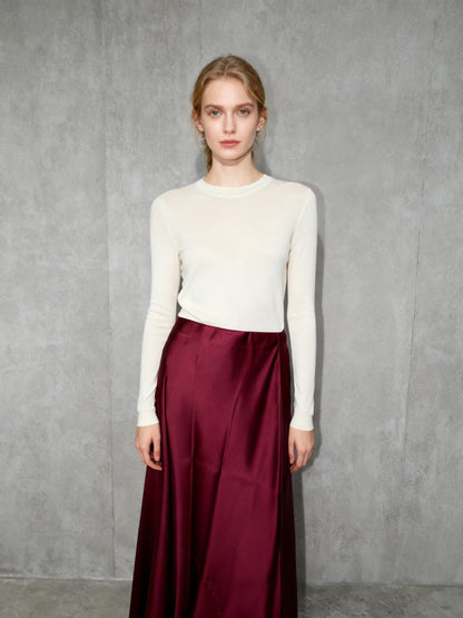 Zara Women’s Burgundy Midi Skirt size s