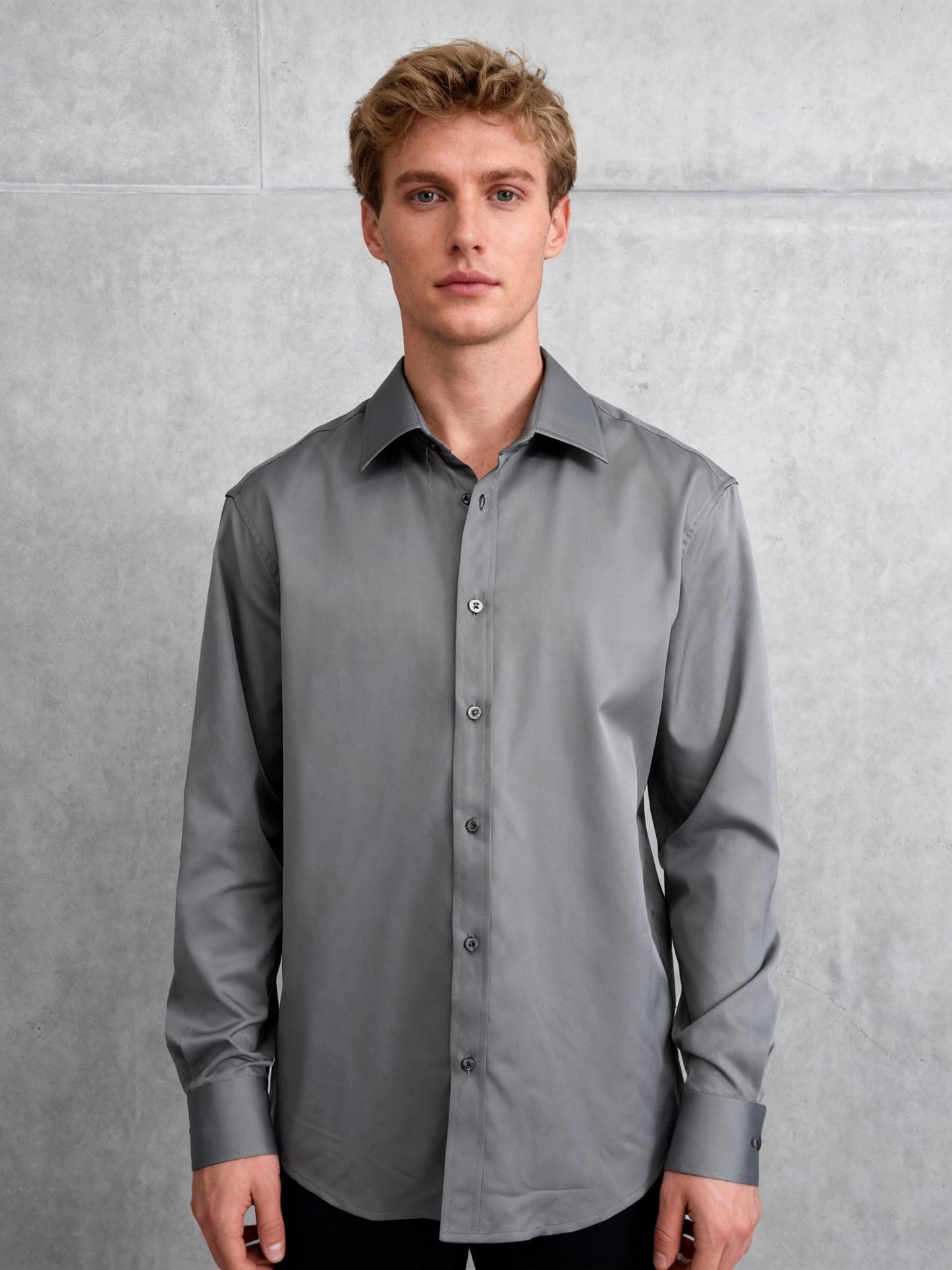 Men’s Light Gray Dress Shirt size m