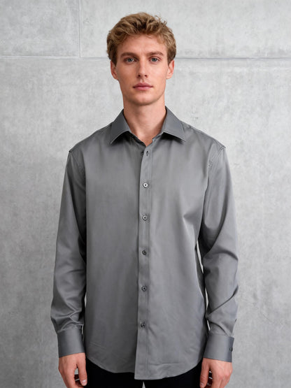 Men’s Light Gray Dress Shirt size m
