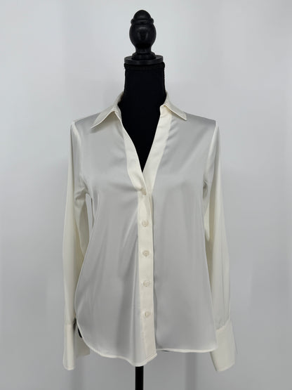 ZARA Women’s White Fitted Shirt – Size XS