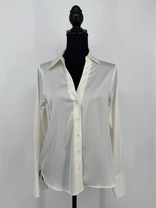 ZARA Women’s White Fitted Shirt – Size XS