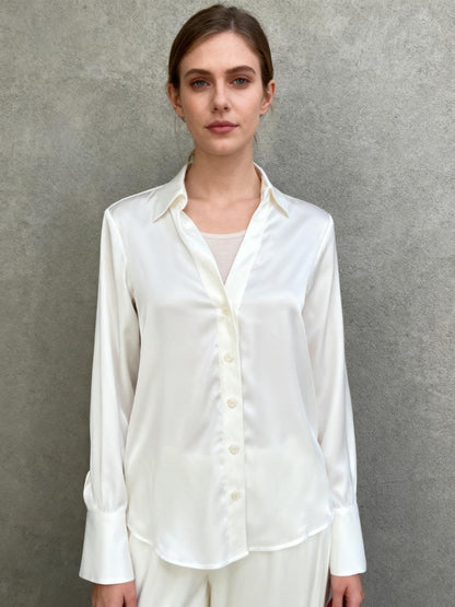 ZARA Women’s Beige Fitted Shirt – Size XS