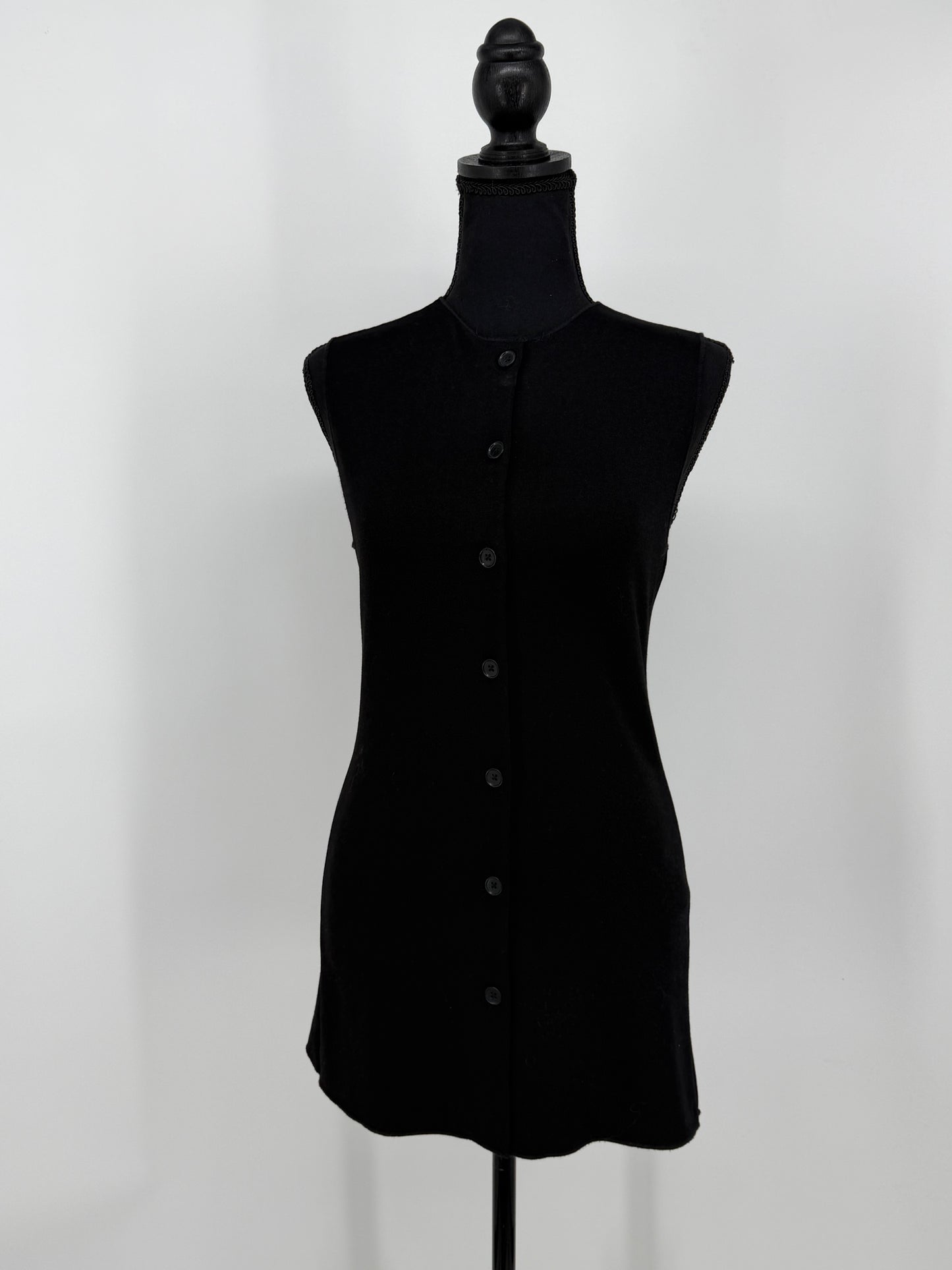 ZARA Women’s Black Sleeveless Mini Dress – Size S