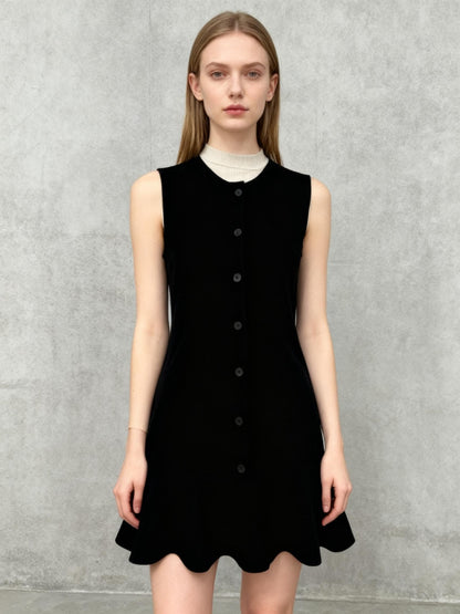 ZARA Women’s Black Sleeveless Mini Dress – Size S