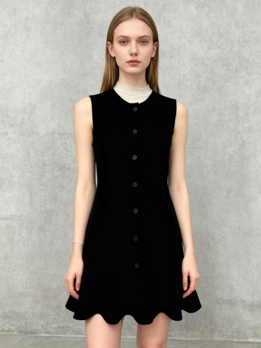 ZARA Women’s Black Sleeveless Mini Dress – Size S