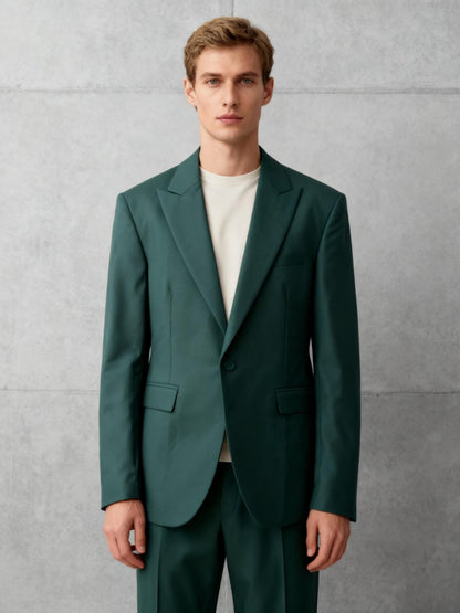Men’s Emerald Green Suit Jacket And Pants Set size xs