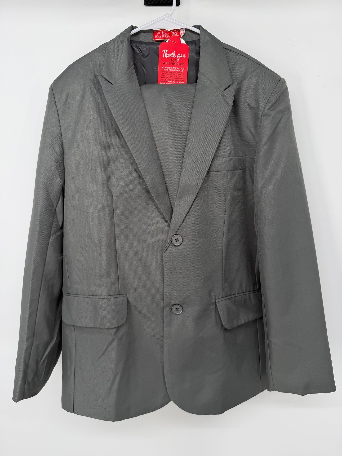 Men’s Gray  Blazer And Pants size L