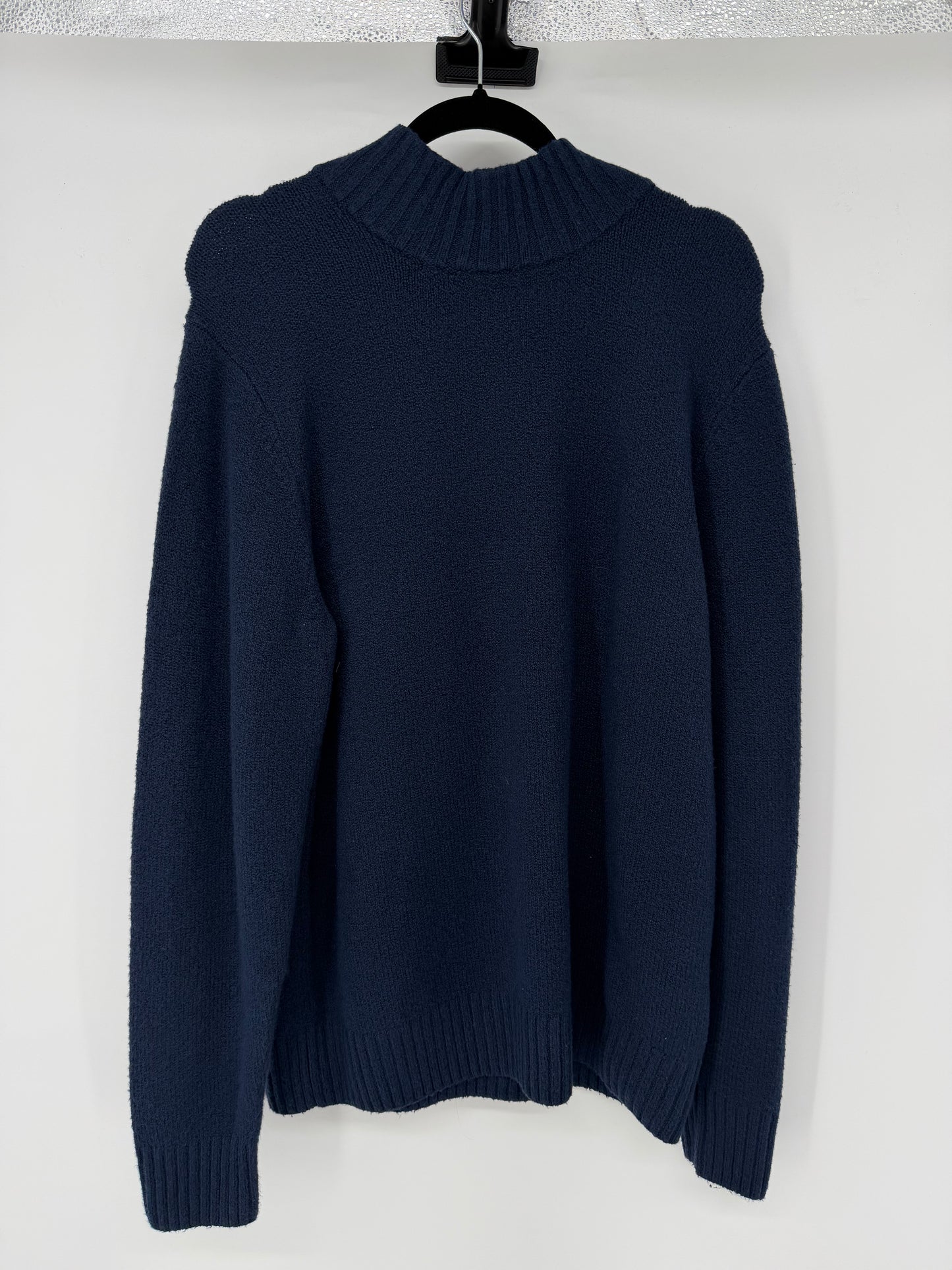 Amazon Essentials Men’s Dark Blue Turtleneck Sweater size L