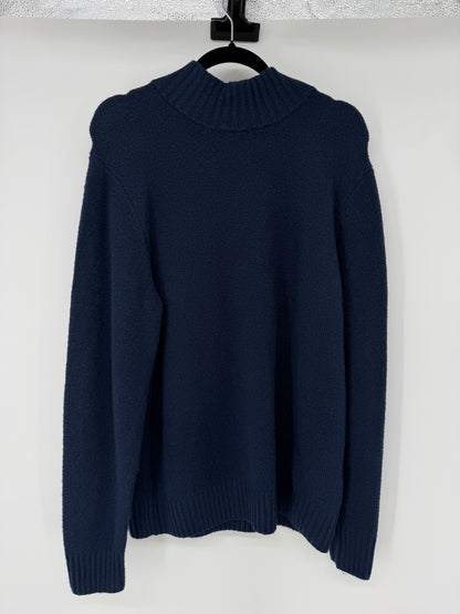 Amazon Essentials Men’s Dark Blue Turtleneck Sweater size L