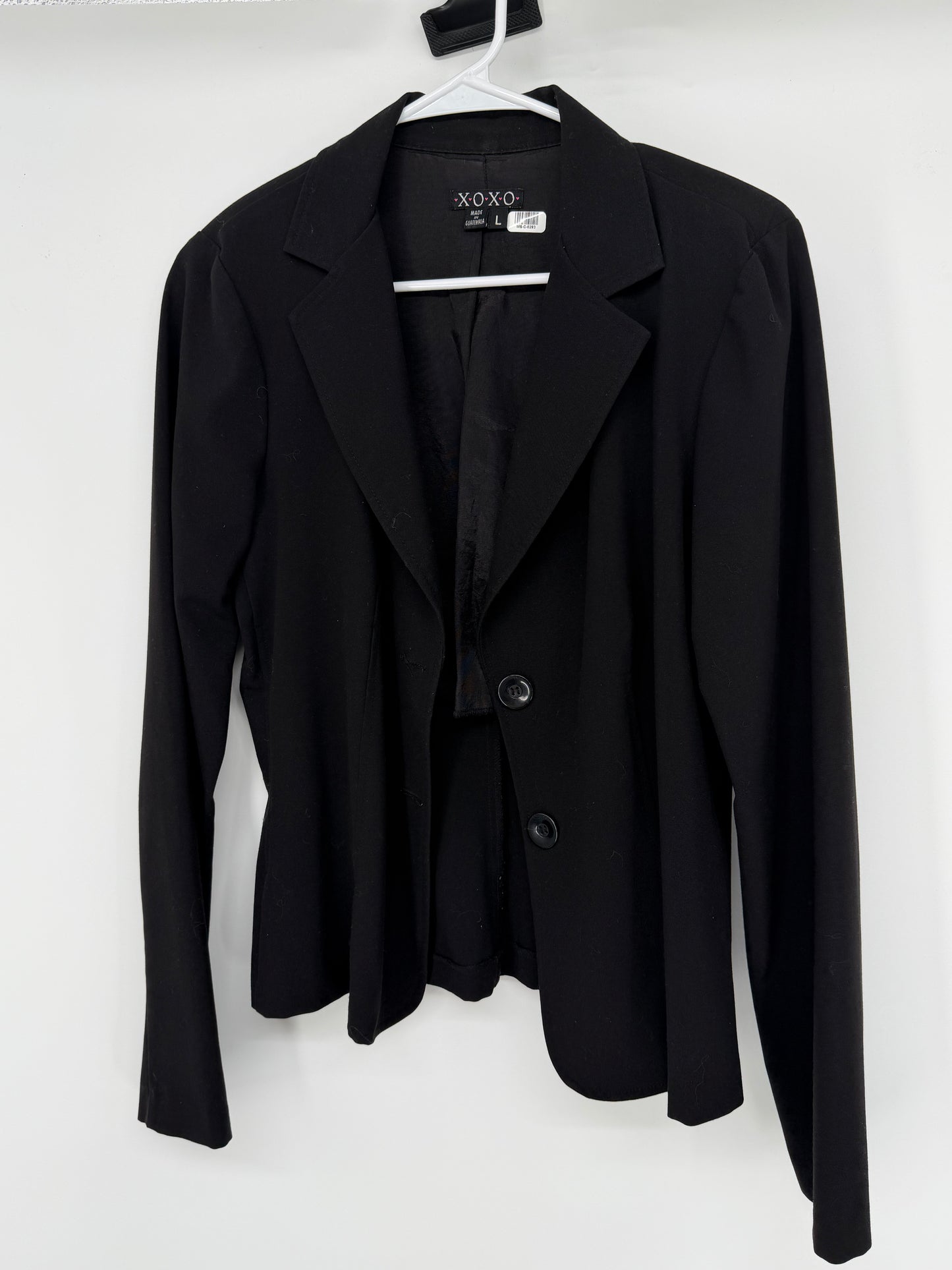 XOXO Women's Black Cropped Blazer – Size L