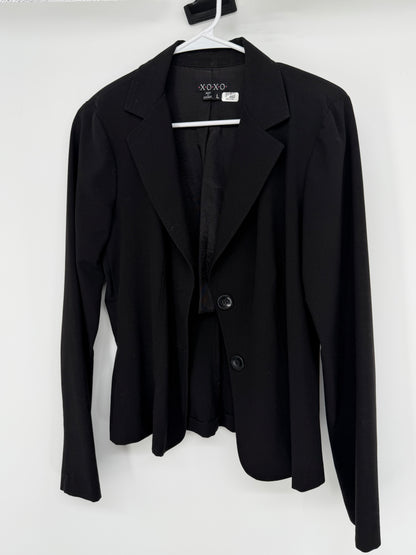 XOXO Women's Black Cropped Blazer – Size L