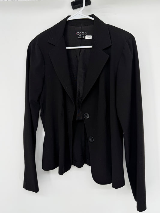 XOXO Women's Black Cropped Blazer – Size L