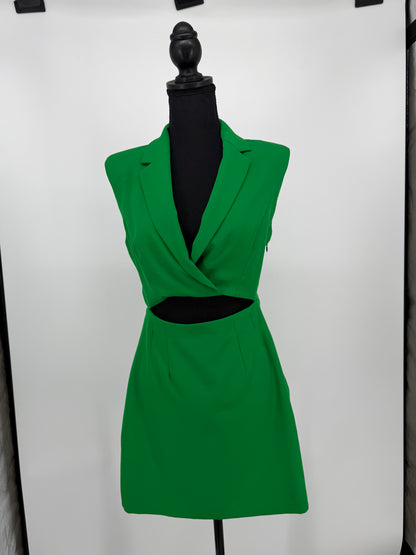 ZARA Women's Green Dress – Size S