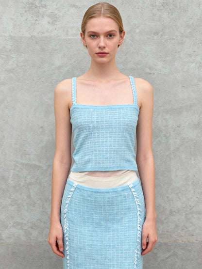 ZARA Women's Blue Tank Top – Size S