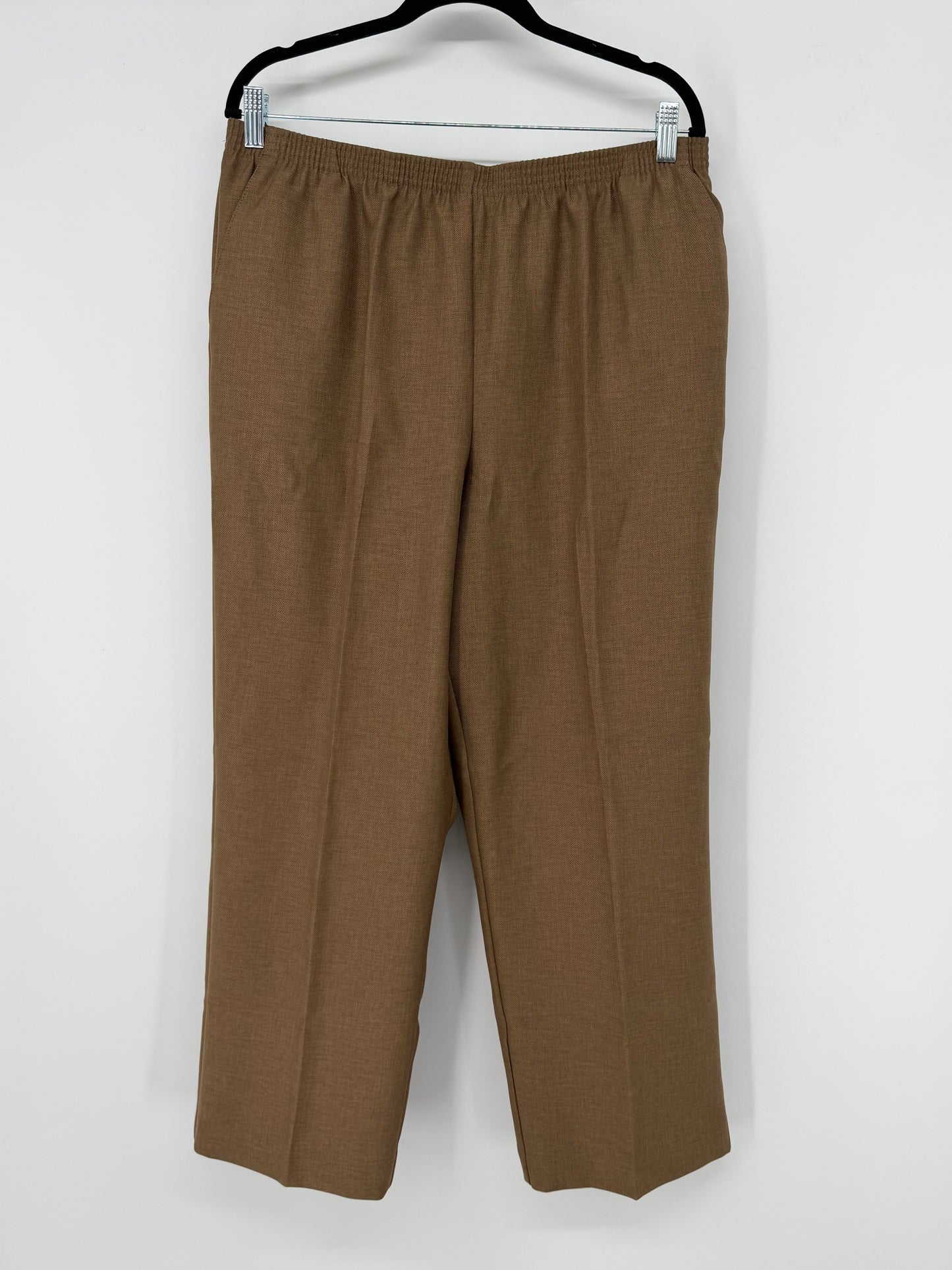 Alfred Dunner Women's Brown Pants – Size 16