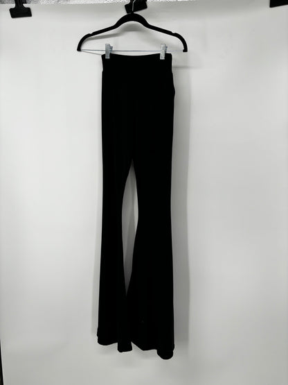 Women's Black Wide-Leg Yoga Pants