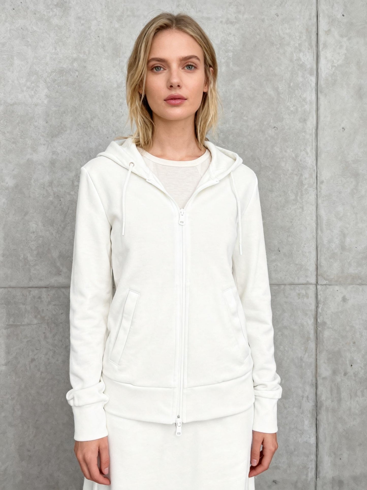 A|X Women's White Zip-Up Sports Jacket – Size XS