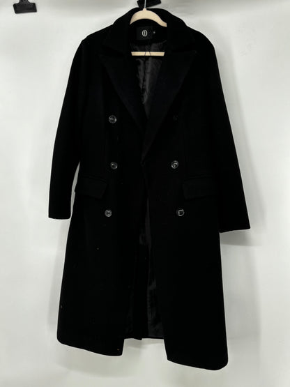Women's Black Wool Coat – Size M