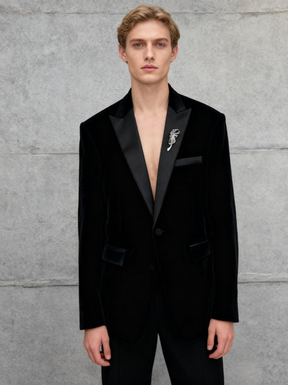 Men’s Black Blazer – Size L