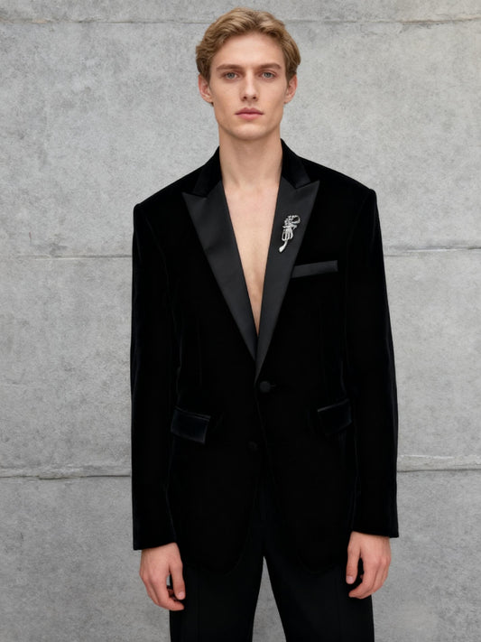 Men’s Black Blazer – Size L