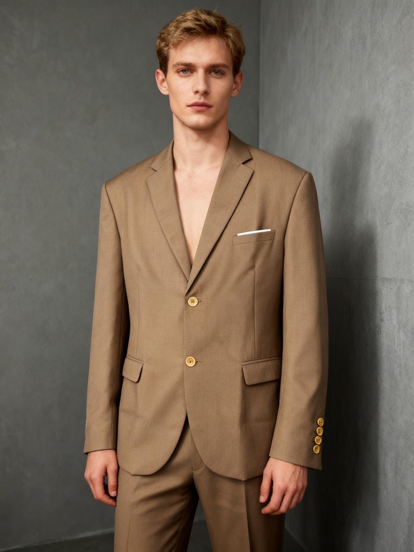 Men’s Khaki Blazer – Size XL